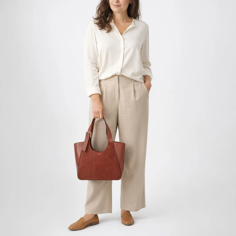 Furla Dora Tote - Henkeltasche M (toni marsala)