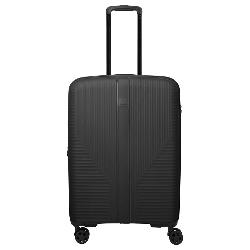 Travelite Air Stripe - 4-Rollen-Trolley Set 3tlg. erw. L/M/S (Slim) (black)
