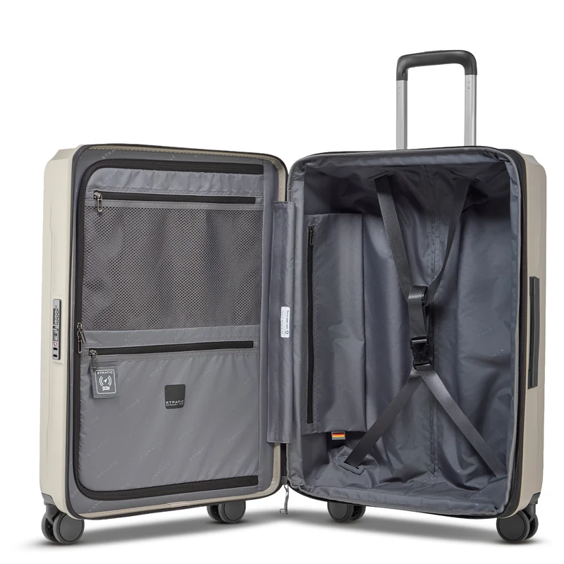 Stratic Phoenix SL - 4-Rollen-Trolley 66 cm erw. (champagne)