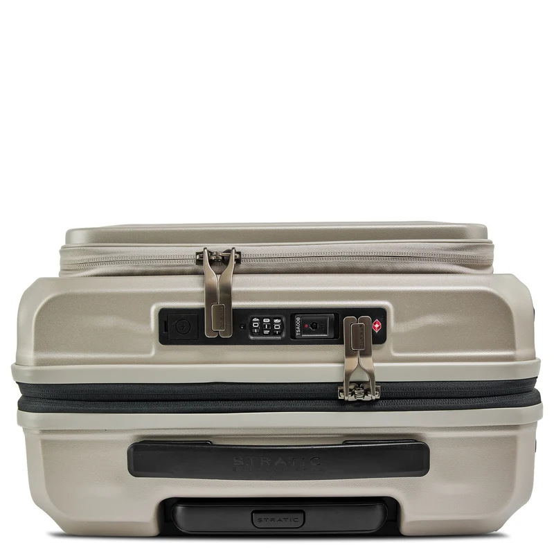 Stratic Phoenix ML - 4-Rollen-Kabinentrolley mit Vortasche 55 cm erw. (champagne)