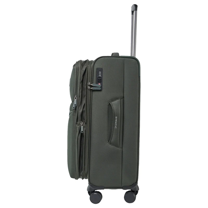 Stratic Lite - 4-Rollen-Trolley 65 cm erw. (dark green)