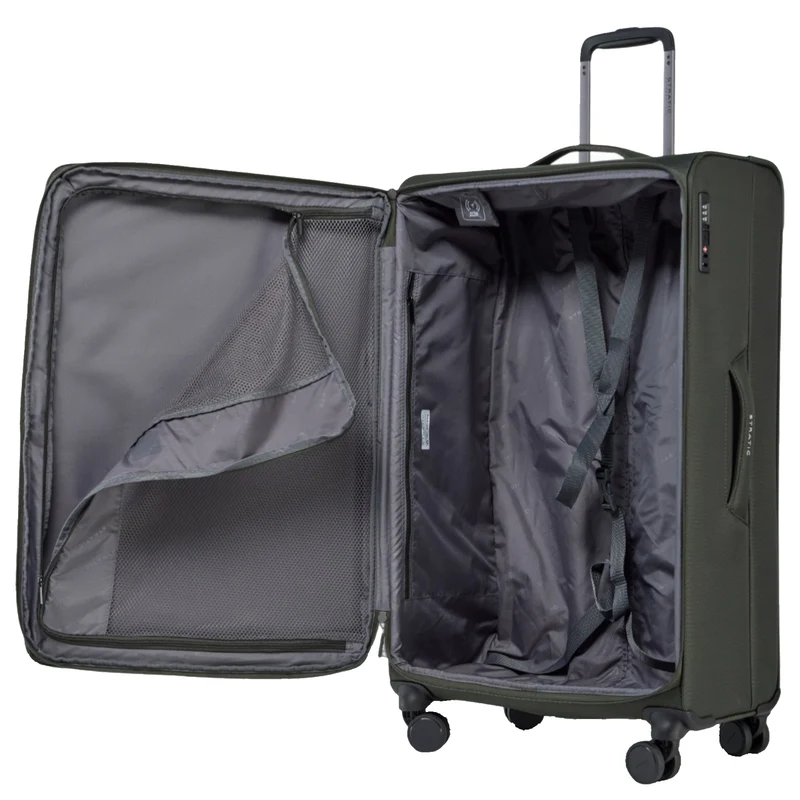Stratic Lite - 4-Rollen-Trolley 78 cm erw. (dark green)