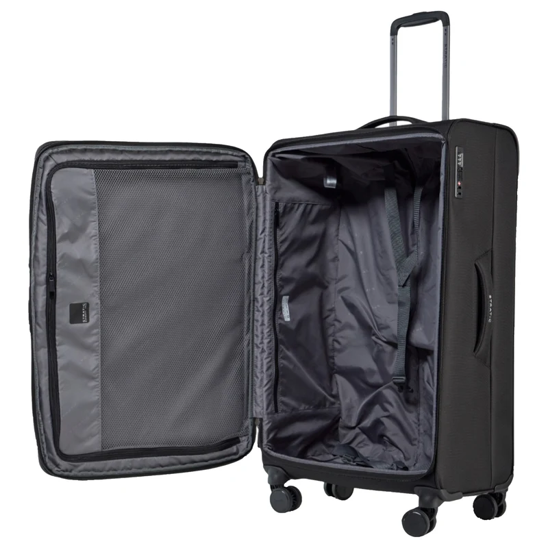 Stratic Lite - 4-Rollen-Trolley 78 cm erw. (black)