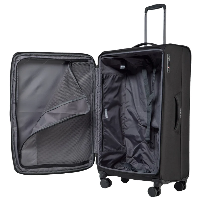 Stratic Lite - 4-Rollen-Trolley 78 cm erw. (black)