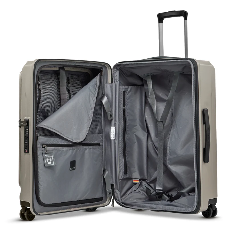 Stratic Phoenix ML - 4-Rollen-Trolley mit Vortasche 65 cm erw. (champagne)