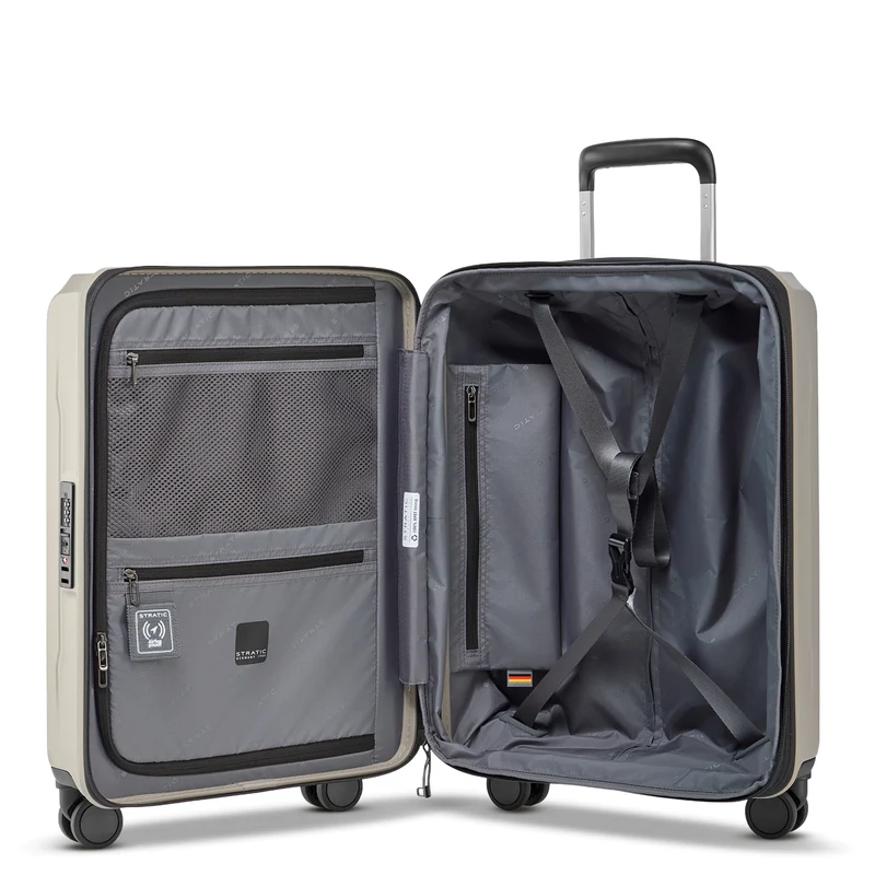Stratic Phoenix SL - 4-Rollen-Kabinentrolley 55 cm erw. (champagne)