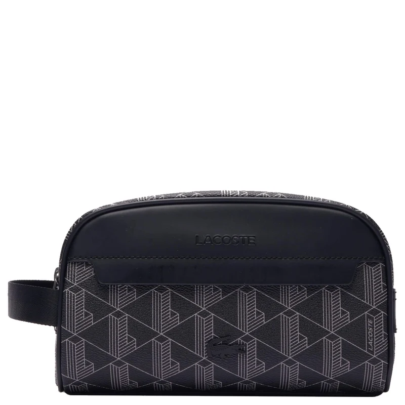 Lacoste The Blend - Kulturbeutel 22 cm (monogram noir gris)