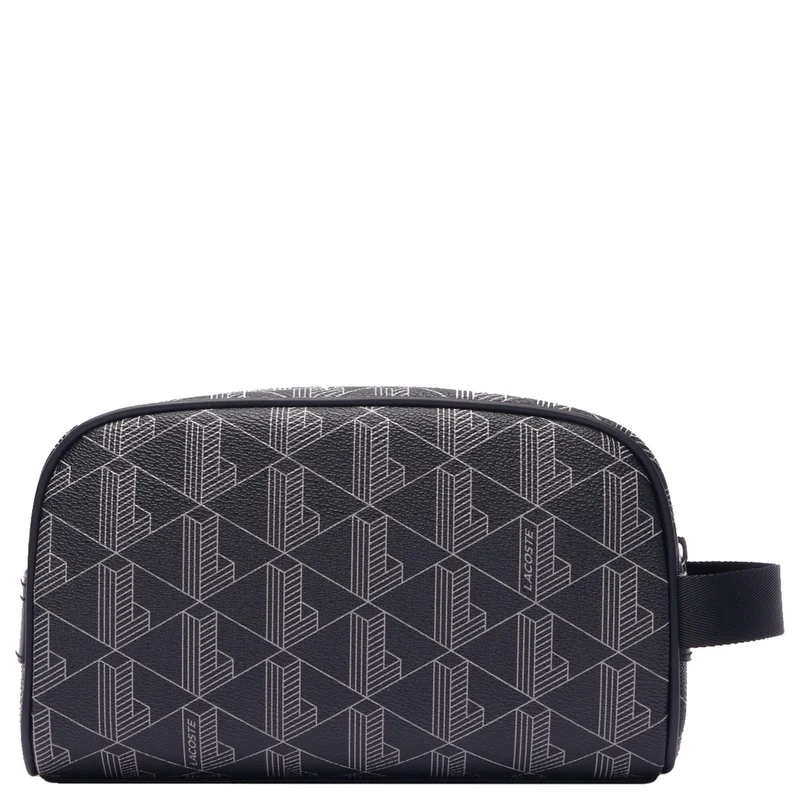 Lacoste The Blend - Kulturbeutel 22 cm (monogram noir gris)