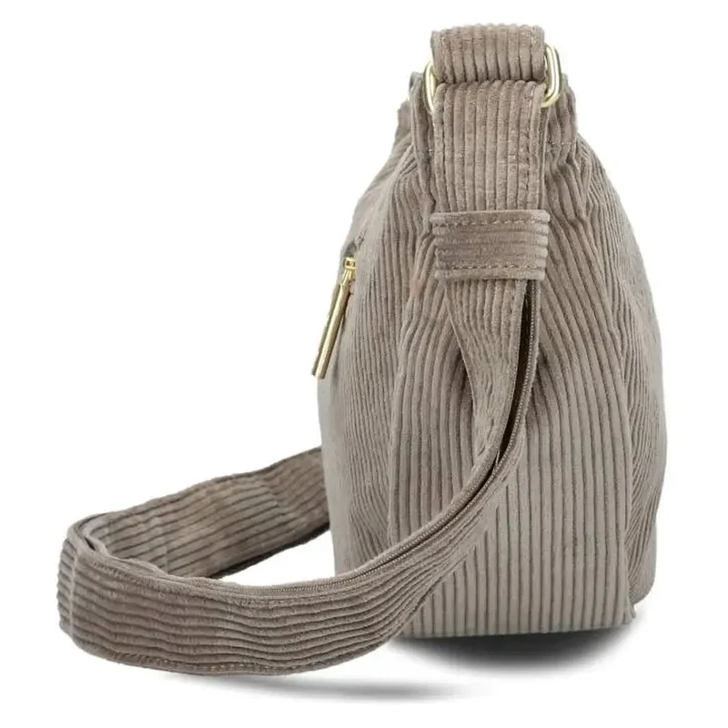 zwei Mademoiselle M50 - Umhängetasche 32 cm (cord-mocca)