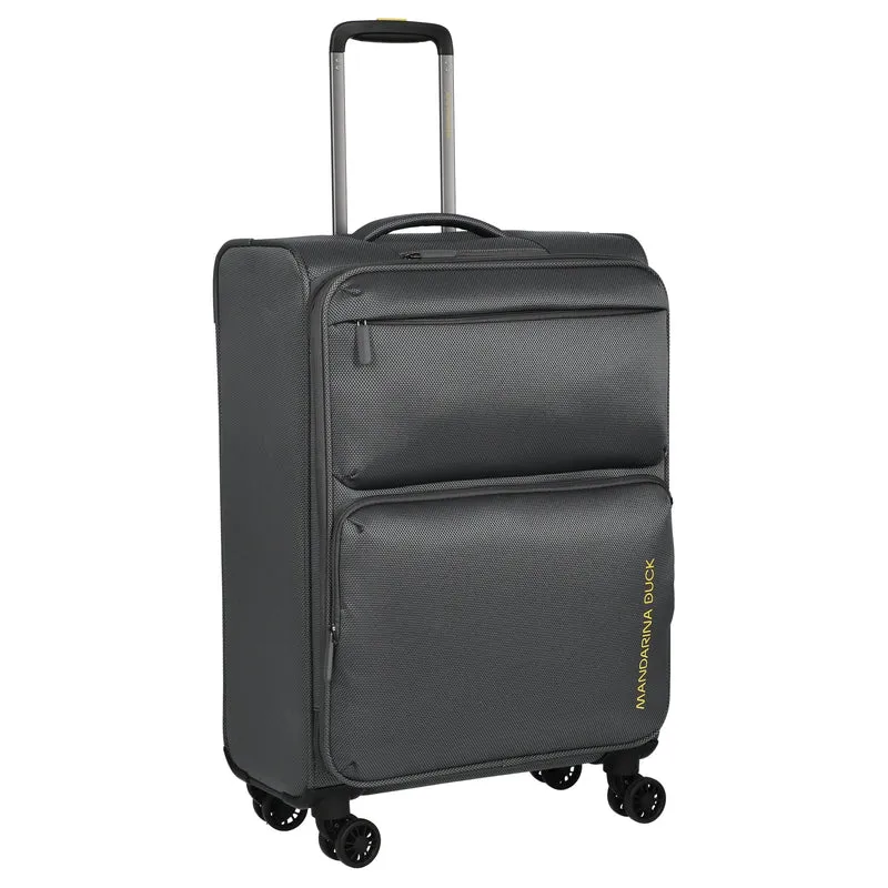 Mandarina Duck Zephyr - 4-Rollen-Trolley 67 cm erw. (graphite)