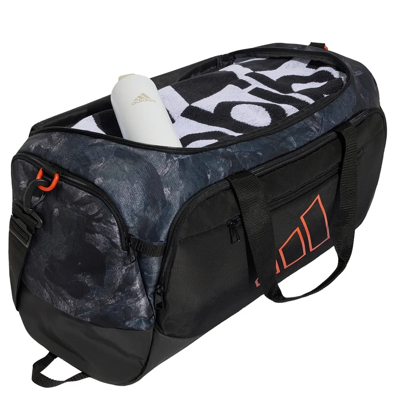 adidas Training Defender Duffelbag - Sporttasche (carbon/gresix/corange)