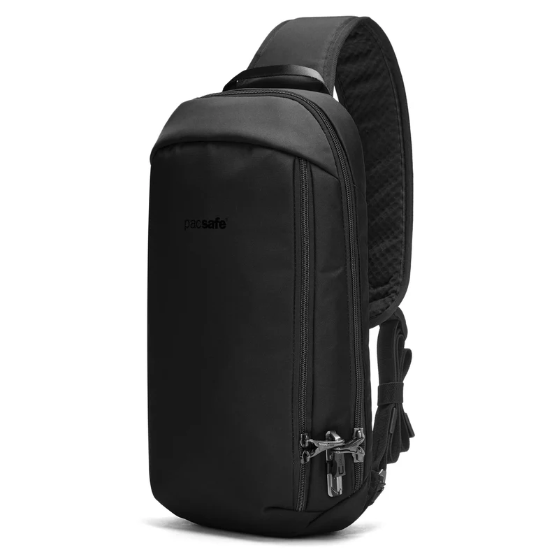 pacsafe V Tech Sling - Umhängetasche 40 cm (jet black)