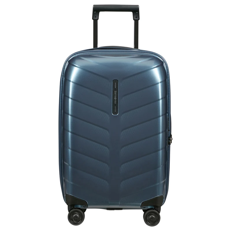 Samsonite Attrix - 4 Rollen Kabinentrolley S 55/35 cm erw. (steel blue)