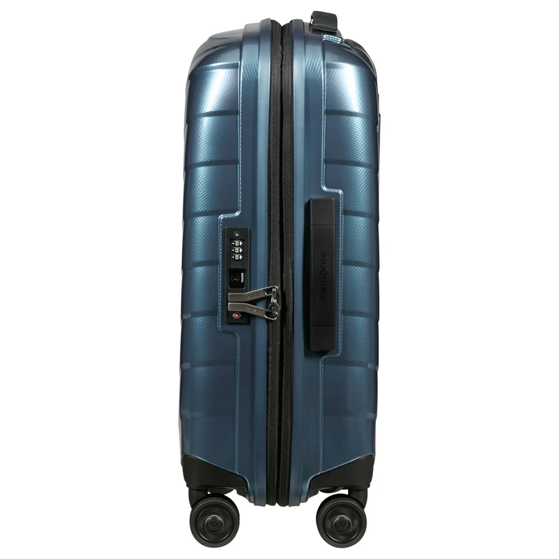 Samsonite Attrix - 4 Rollen Kabinentrolley S 55/35 cm erw. (steel blue)
