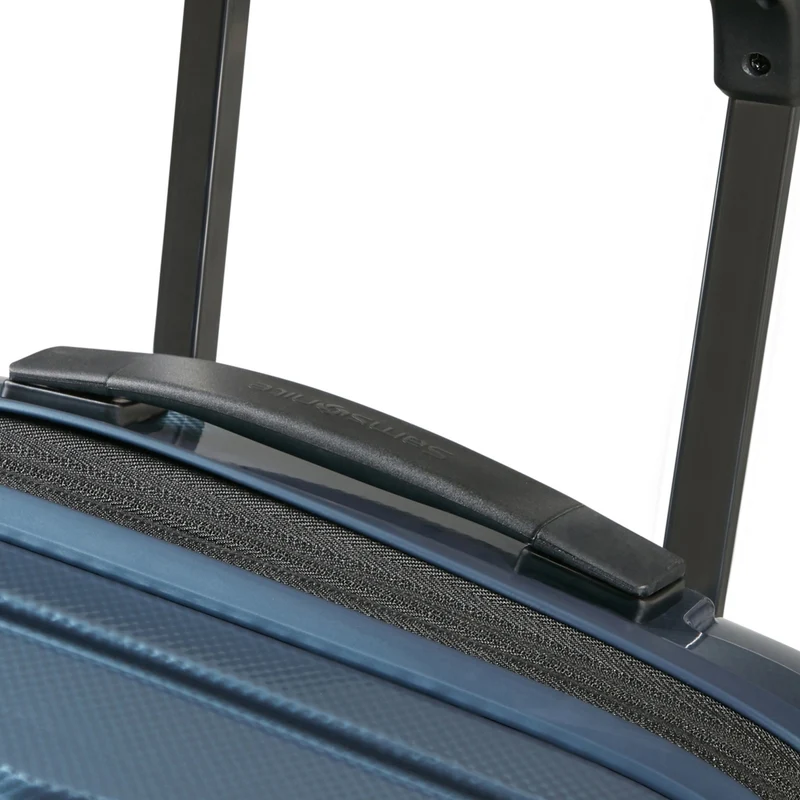 Samsonite Attrix - 4 Rollen Kabinentrolley S 55/35 cm erw. (steel blue)