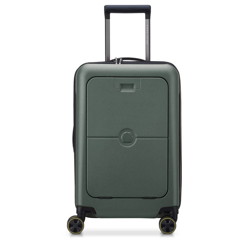 Delsey Paris Turenne 2.0 - 4-Rollen-Kabinentrolley S 56 cm erw. (grün)