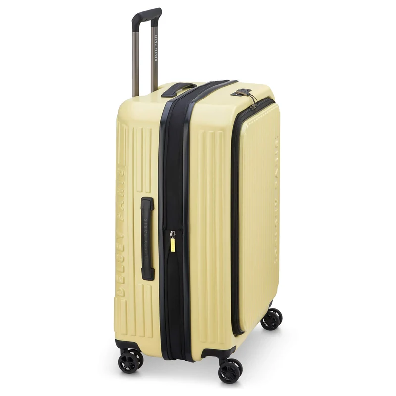 Delsey Paris Securitime - 4-Rollen-Kabinentrolley S 55 cm erw. (blassgelb)