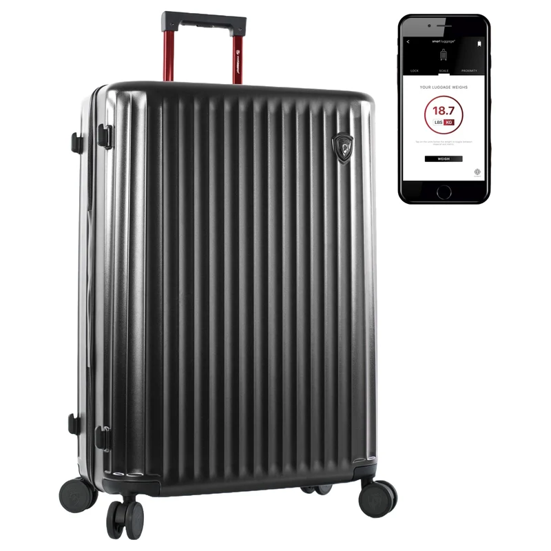 Heys SmartLuggage - 4-Rollen-Trolley Set 3tlg. L/M/S (black)