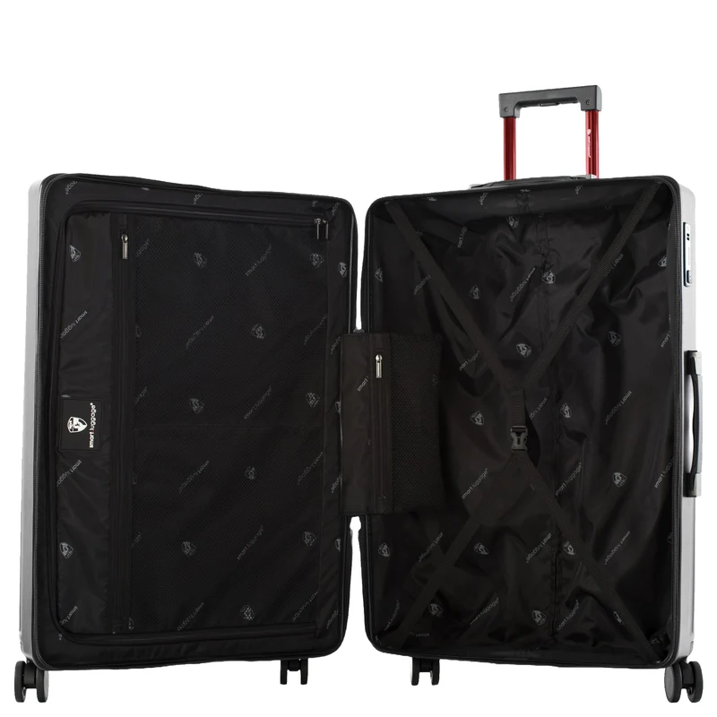 Heys SmartLuggage - 4-Rollen-Trolley Set 3tlg. L/M/S (black)