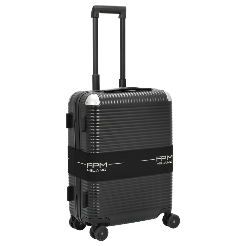 FPM Milano Bank Zip Deluxe Spinner 55 - 4-Rollen-Kabinentrolley 55 cm (eclipse black)