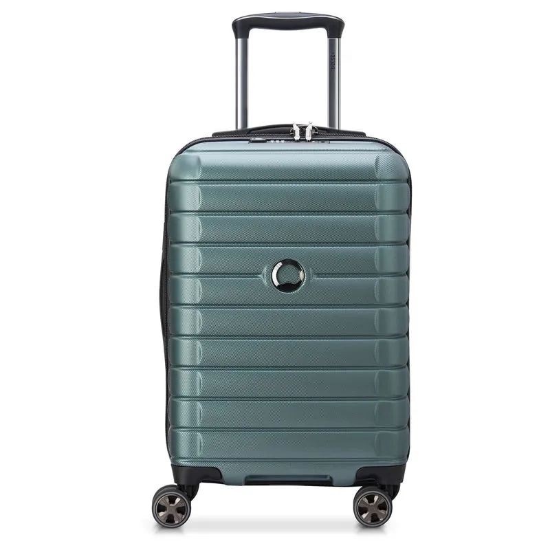 Delsey Paris Shadow 5.0 - 4-Rollen-Kabinentrolley USB 55 cm (grün)