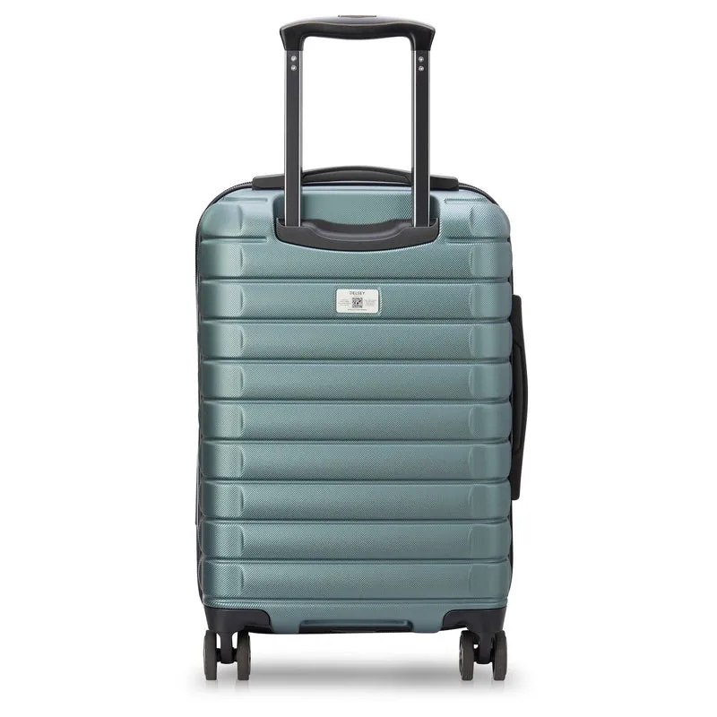 Delsey Paris Shadow 5.0 - 4-Rollen-Kabinentrolley USB 55 cm (grün)