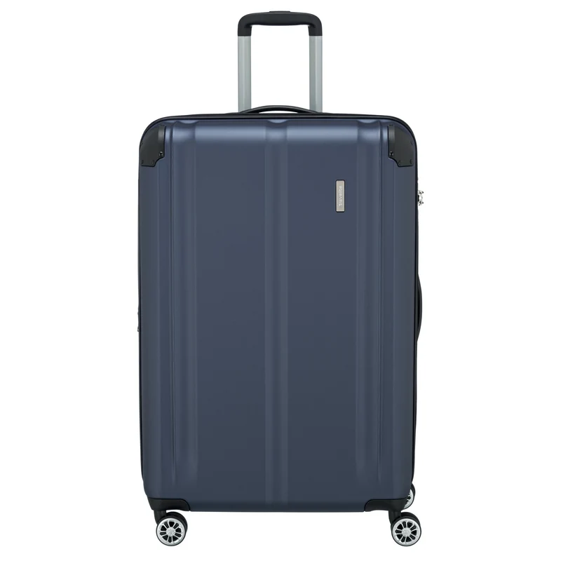Travelite City - 4-Rollen-Trolley erw. L 77 cm (marine)