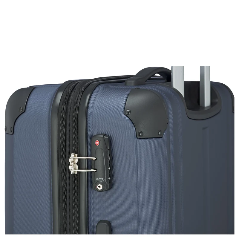 Travelite City - 4-Rollen-Trolley erw. L 77 cm (marine)