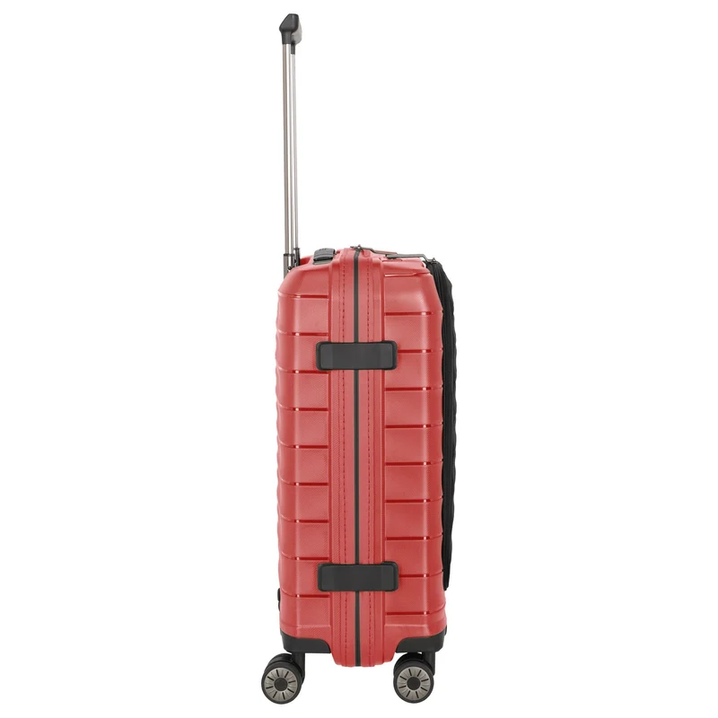 Travelite Mooby - 4-Rollen-Kabinentrolley mit Vortasche S 55 cm (rot)