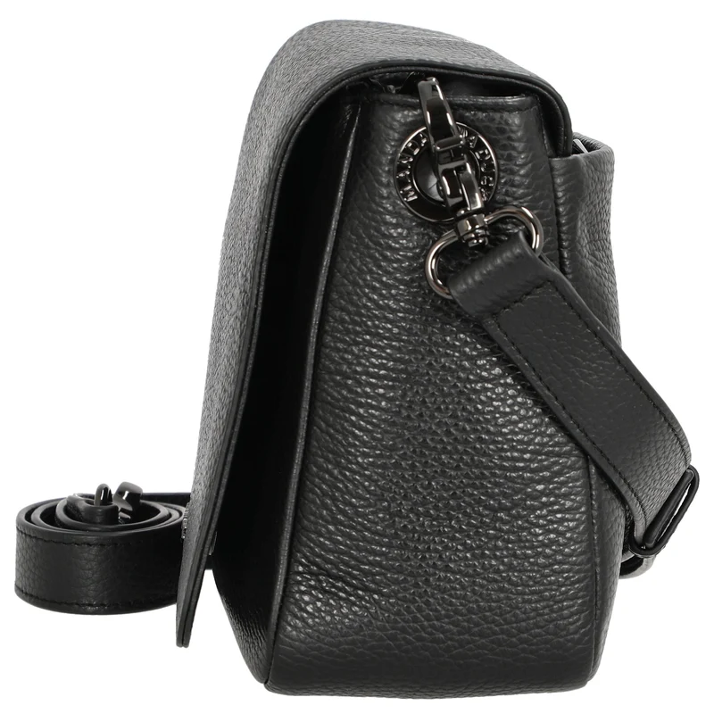 Mandarina Duck Mellow Leather - Umhängetasche 36 cm (nero)