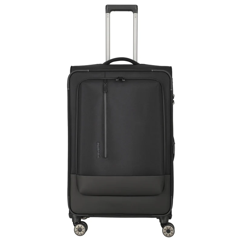 Travelite Crosslite - 4-Rollen-Trolley L 77 cm erw. (black)