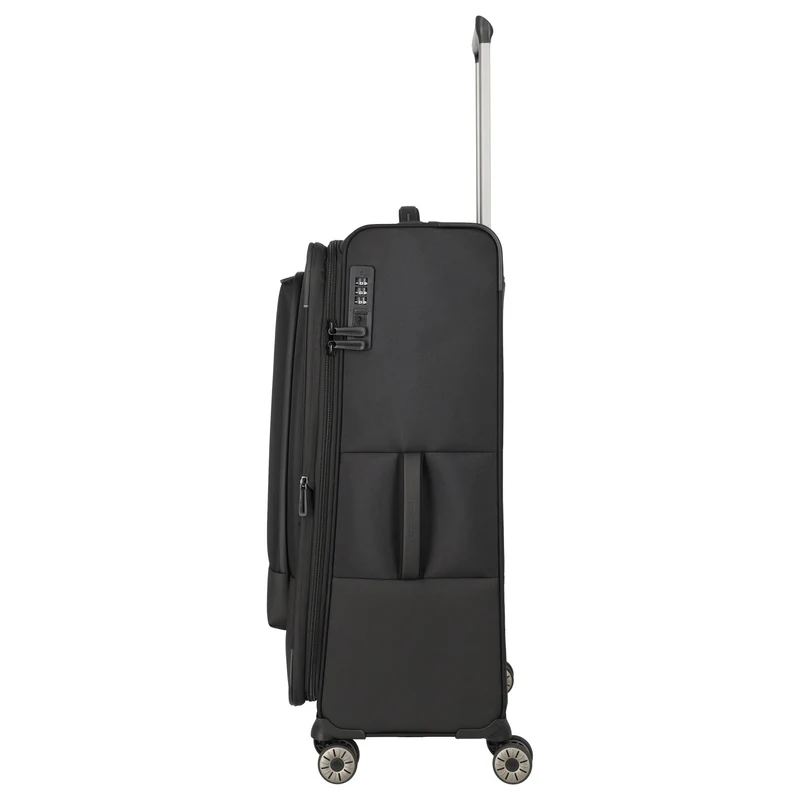 Travelite Crosslite - 4-Rollen-Trolley L 77 cm erw. (black)