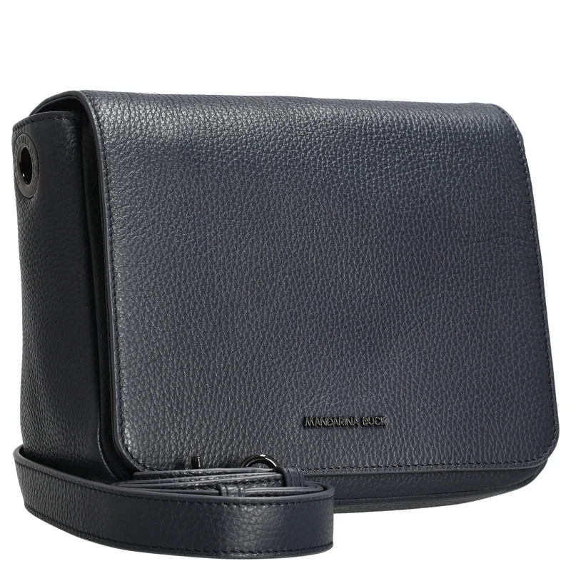 Mandarina Duck Mellow Leather - Umhängetasche 36 cm (dress blue)