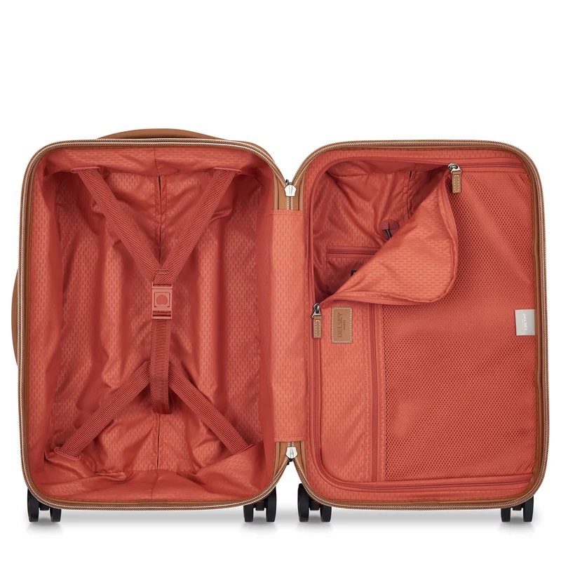 Delsey Paris Chatelet Air 2.0 - 4-Rollen-Kabinentrolley 55 cm (braun)