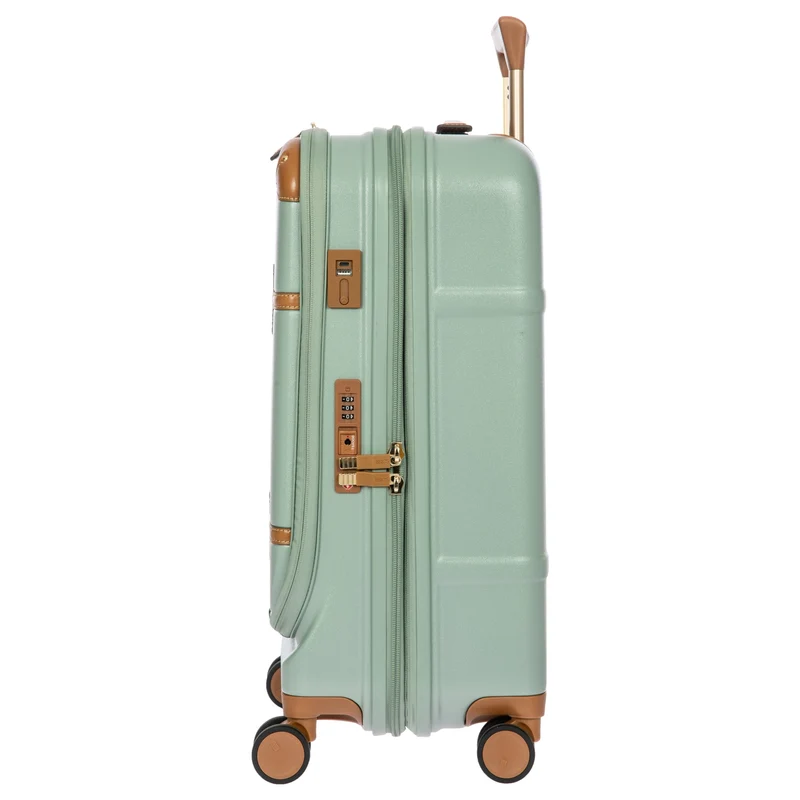 Brics Bellagio - 4-Rollen-Kabinentrolley mit Vortasche S 55 cm erw. USB (eucalyptus)