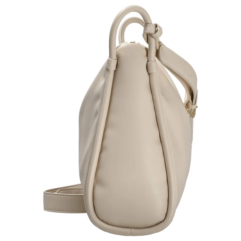 Seidenfelt Kaavi - Umhängetasche 30 cm (cotton beige/gold)