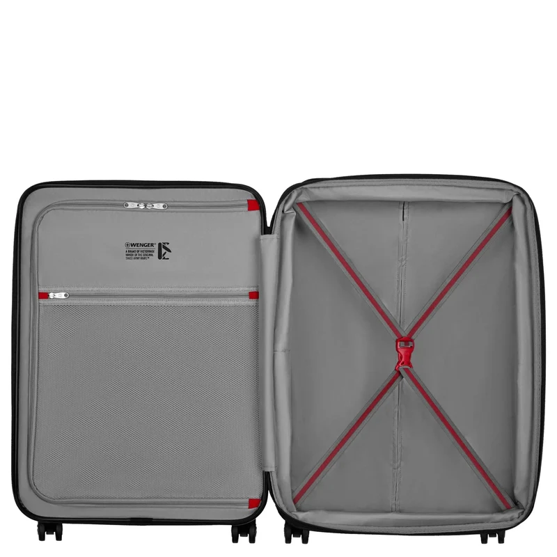 Wenger Oryson - 4-Rollen-Trolley 65 cm erw. (black/red)