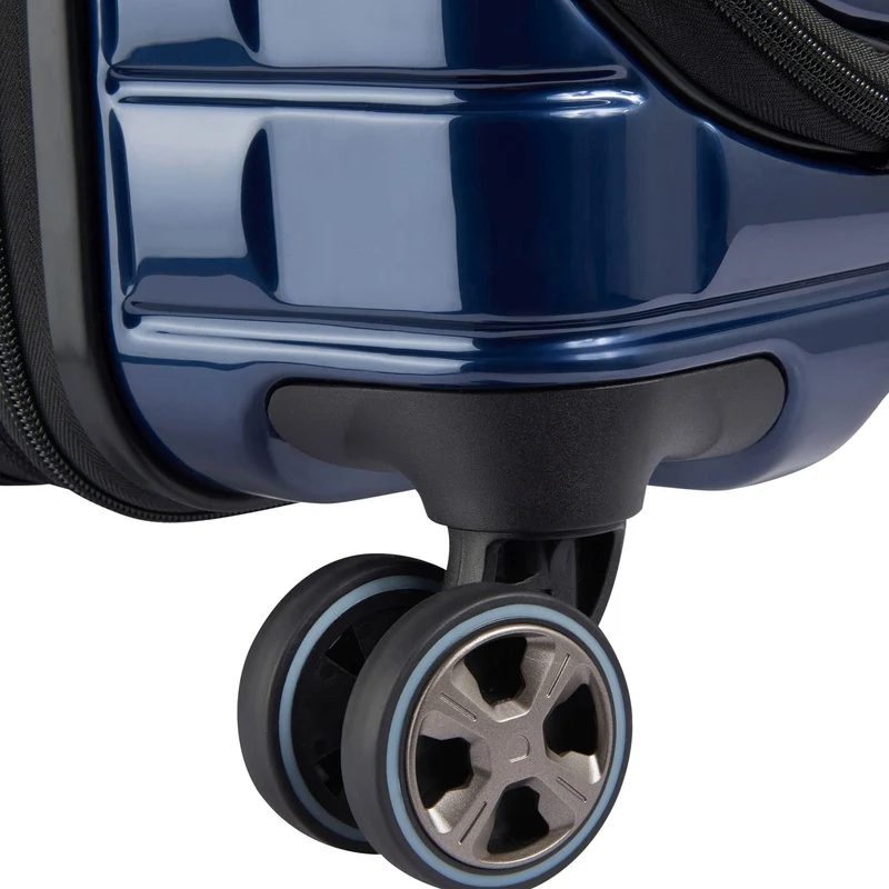 Delsey Paris Shadow 5.0 - 4-Rollen-Kabinentrolley mit Vortasche S 55 cm erw. USB (marineblau)