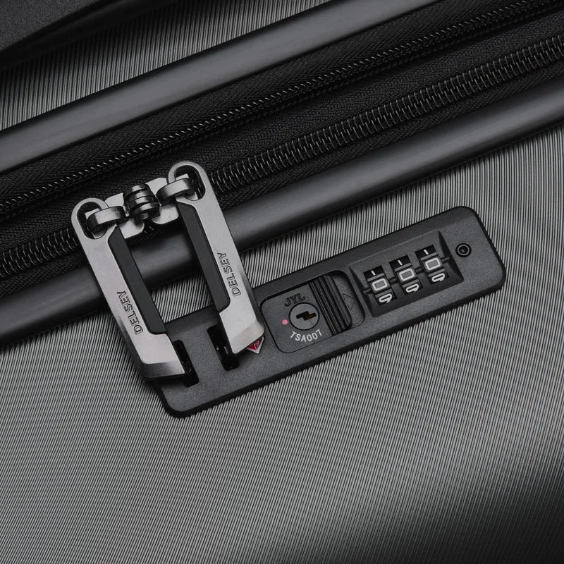 Delsey Paris Air Armour - 4-Rollen-Trolley M 68 cm erw. (schwarz)