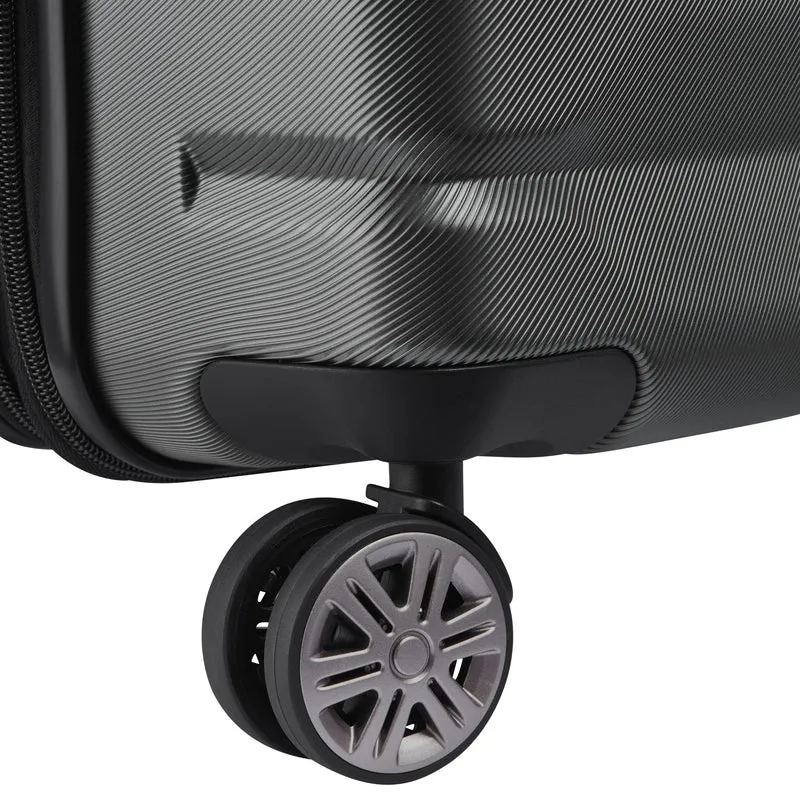 Delsey Paris Air Armour - 4-Rollen-Trolley M 68 cm erw. (schwarz)