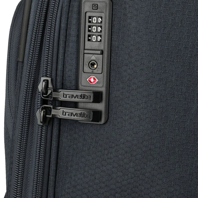 Travelite Kick Off - 4-Rollen-Trolley Set 3tlg. (d'anthracite)
