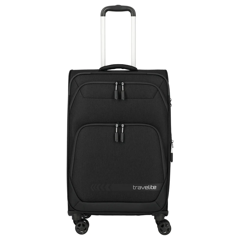 Travelite Kick Off - 4-Rollen-Trolley Set 3tlg. (black)