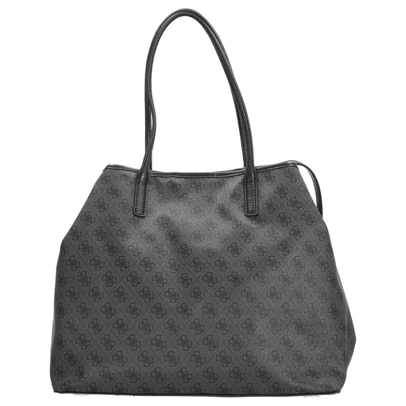 Guess Eco Victtoria - Shopper 2in1 L 40 cm (coal logo)
