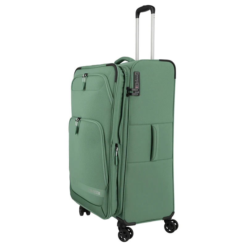 Travelite Kick Off - 4-Rollen-Trolley L 78 cm erw. (Sage Green)