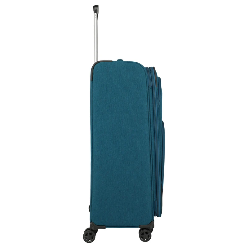 Travelite Kick Off - 4-Rollen-Trolley L 78 cm erw. (petrol)