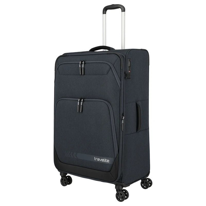 Travelite Kick Off - 4-Rollen-Trolley L 78 cm erw. (d'anthracite)