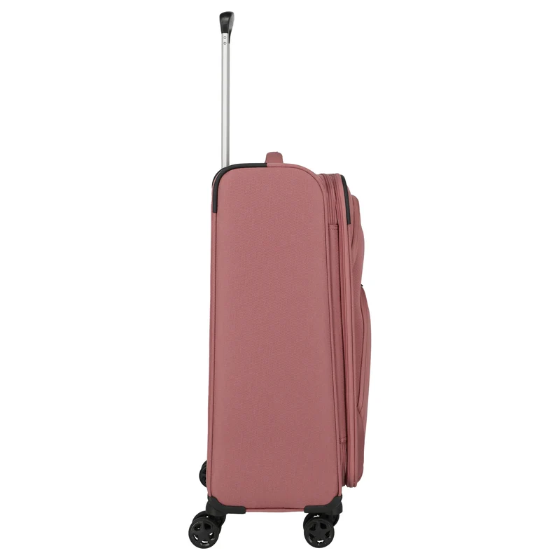 Travelite Kick Off - 4-Rollen-Trolley M 67 cm erw. (blush)