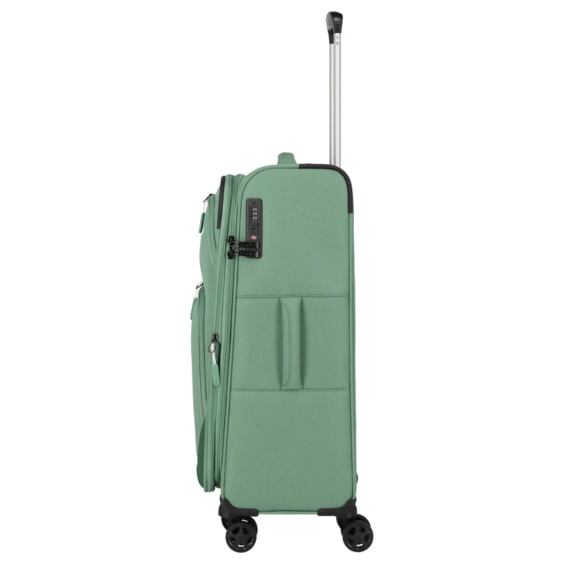 Travelite Kick Off - 4-Rollen-Trolley M 67 cm erw. (Sage Green)