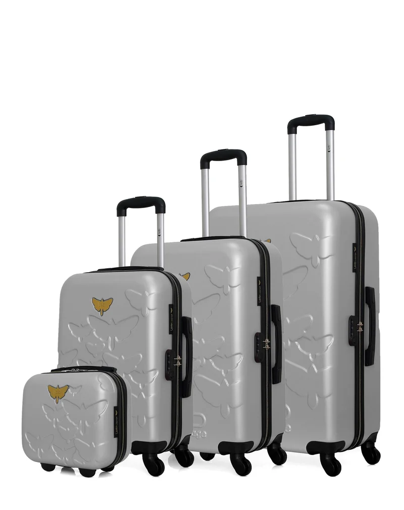 LPB LUGGAGE - 4er-Set: Hartschalenkoffer AELYS-C