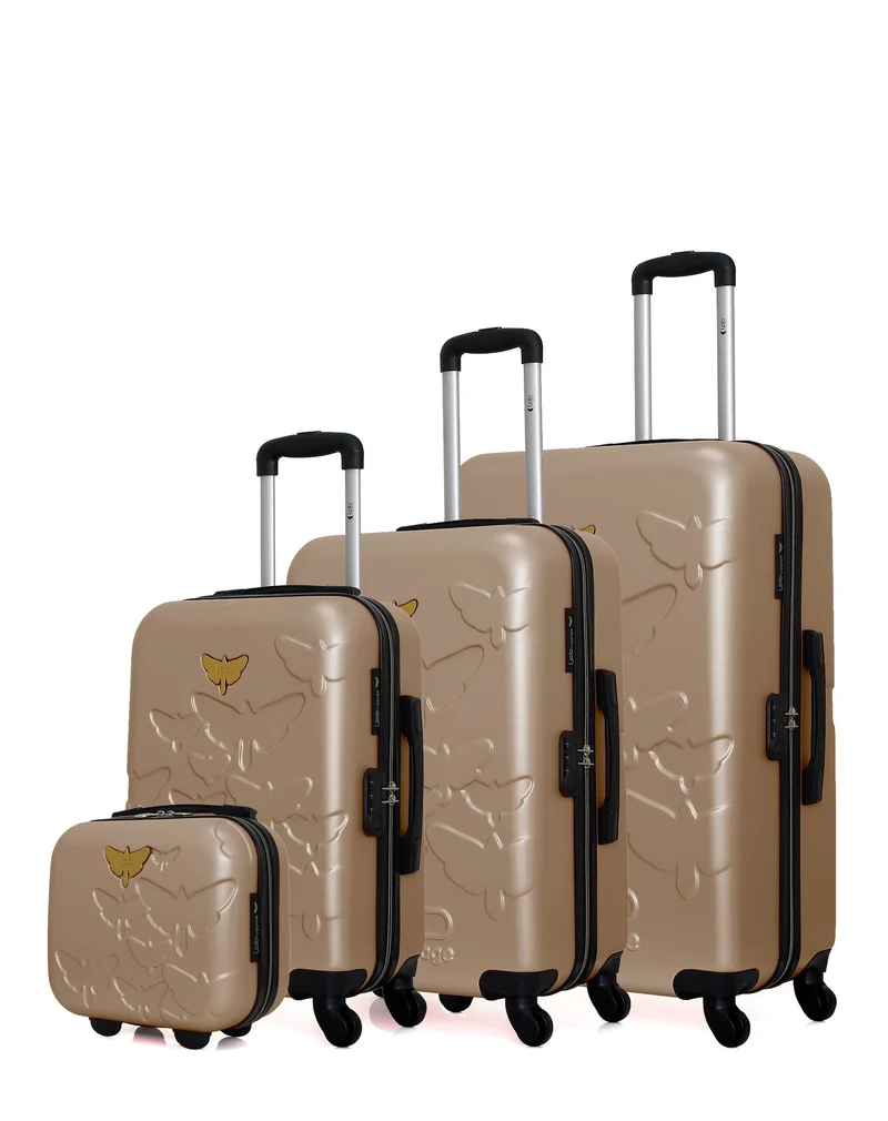 LPB LUGGAGE - 4er-Set: Hartschalenkoffer AELYS-C